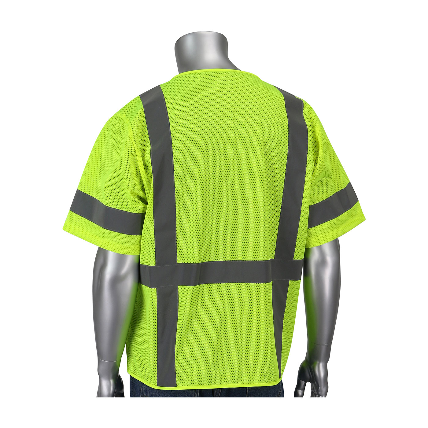 Class 3 Safety Vest Black ML Kishigo FM410 Flame Resistant Black